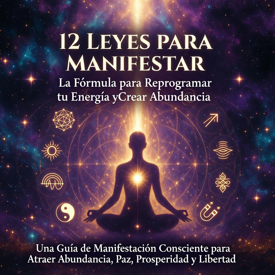 12 Leyes para Manifestar Abundancia - Guía PDF Descargable | Manifestación Consciente